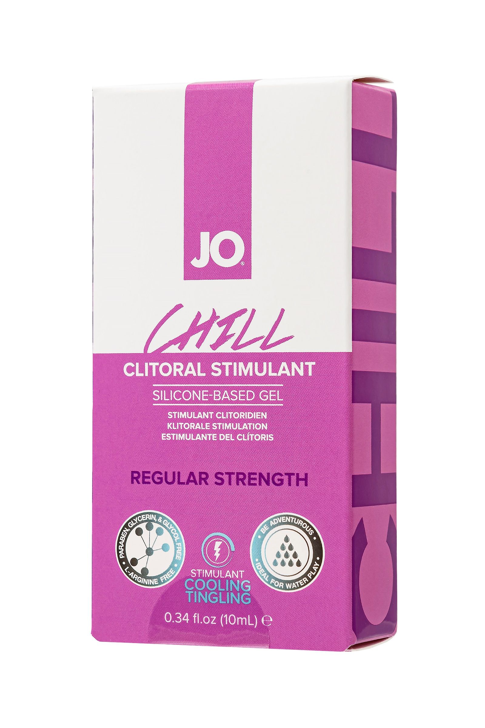 Возбуждающий гель мягкого действия JO CLITORAL CHILL - 10 мл.