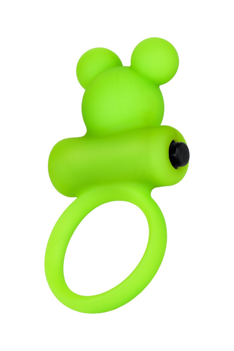 Зеленое виброкольцо на пенис A-Toys