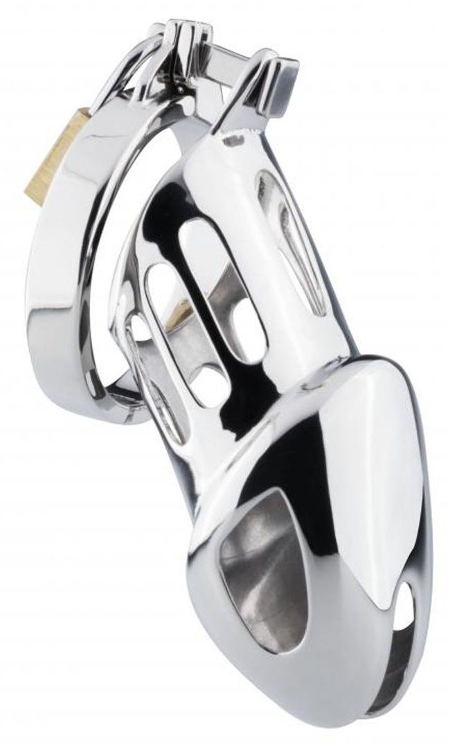 Мужской пояс верности Sinner Metal Chastity Cages With Lock