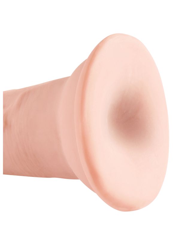 Телесный фаллоимитатор на присоске 5  Triple Density Cock - 15,24 см.