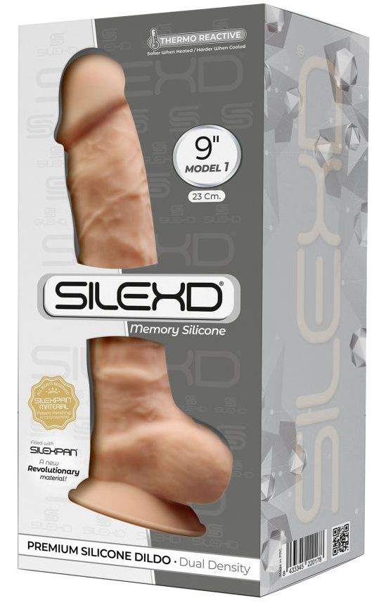 Телесный фаллоимитатор SILEXD Model 1 9’’ - 23 см.