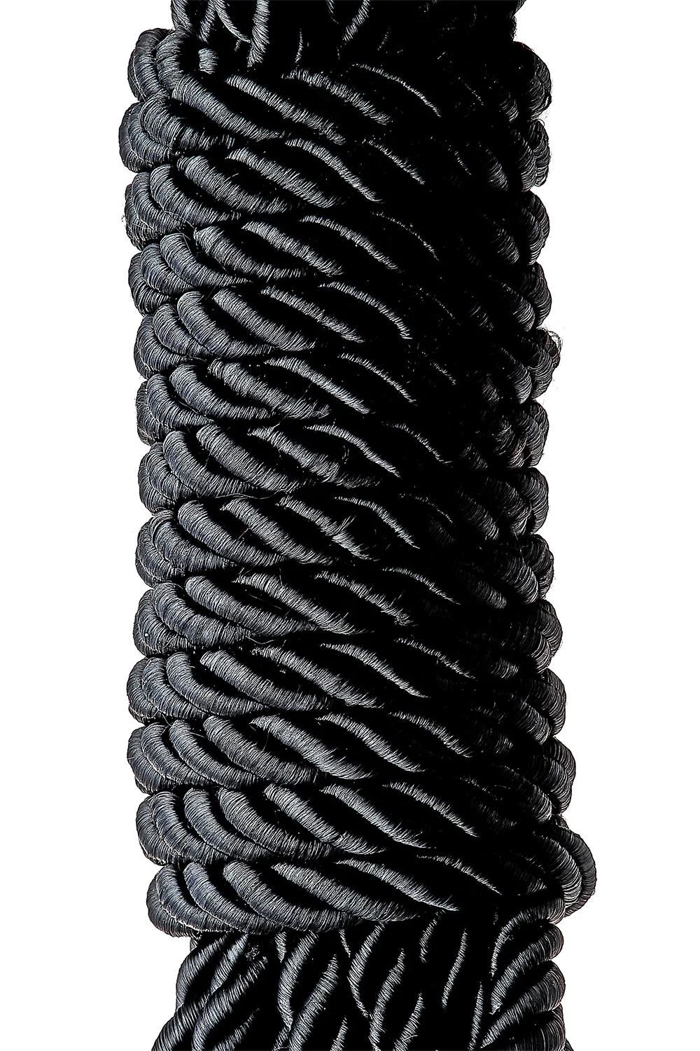 Черная веревка для шибари Deluxe Bondage Rope - 5 м.