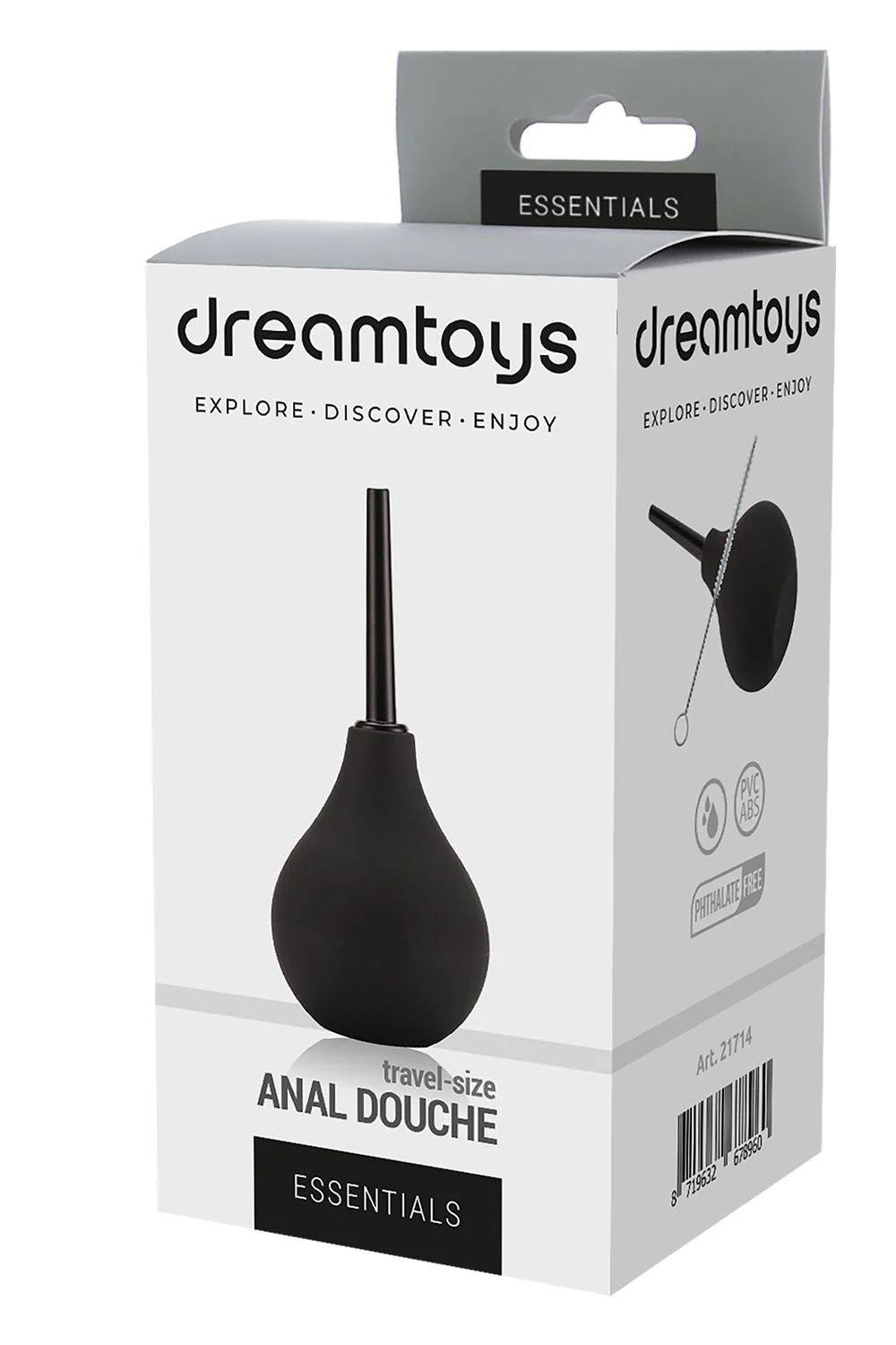 Черный анальный душ Travel Size Anal Douche