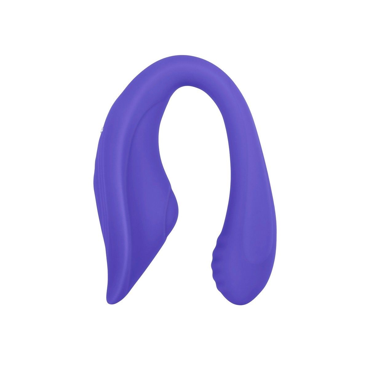 Фиолетовый гибкий вибростимулятор с пультом ДУ Anywhere Vibe 