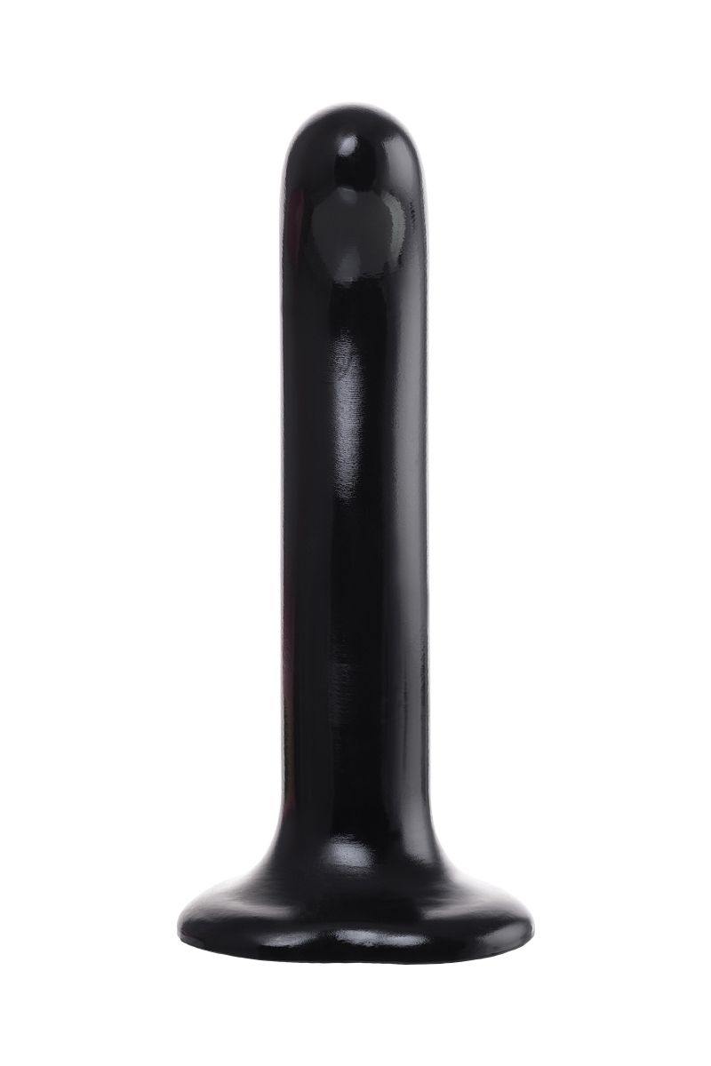 Черный стимулятор для пар P&G-Spot Dildo Size M - 18 см.