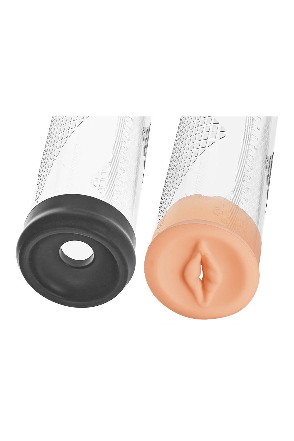 Прозрачная вакуумная помпа Pistol Penis Pump
