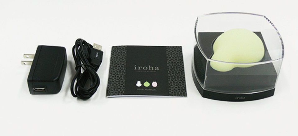 Зелёный вибромассажер для женщин IROHA MIDORI 