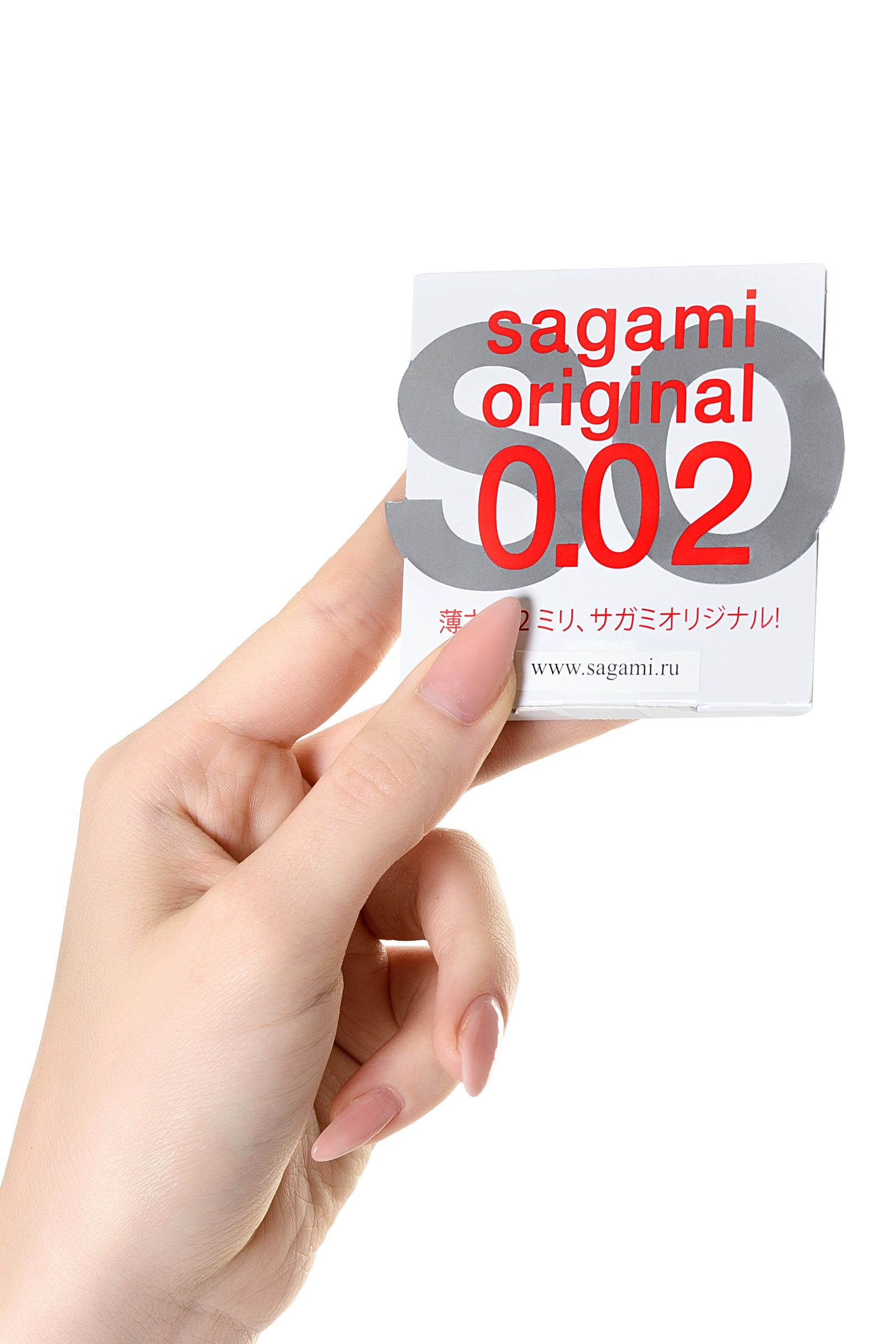 Ультратонкий презерватив Sagami Original 0.02 - 1 шт.