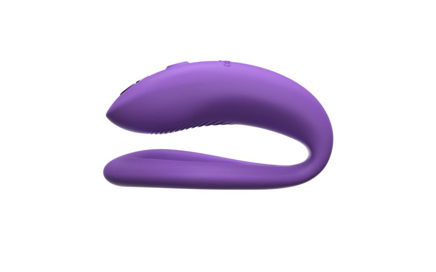 Фиолетовый вибратор для пар We-Vibe Sync O