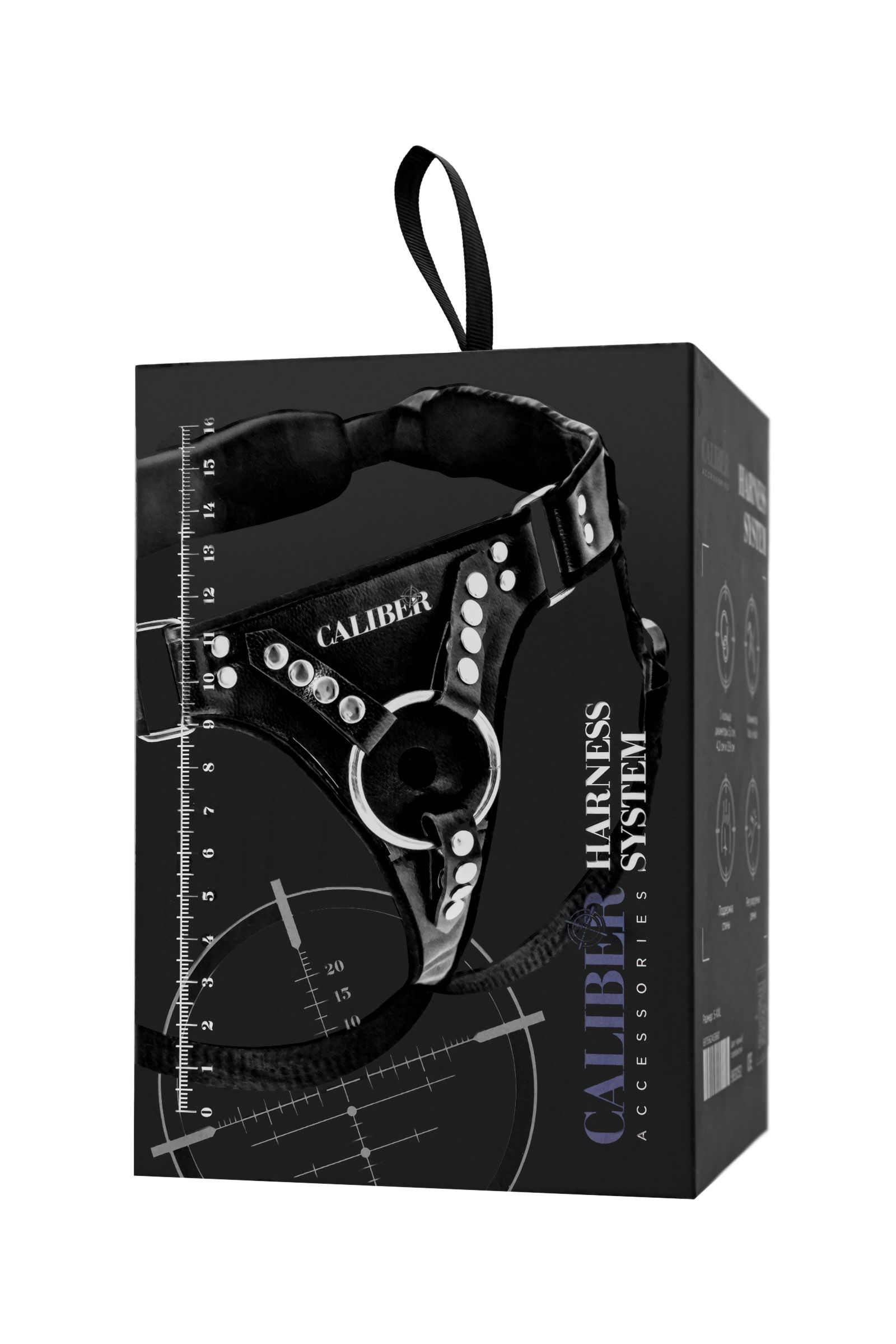 Черные трусики для страпона RealStick CALIBER