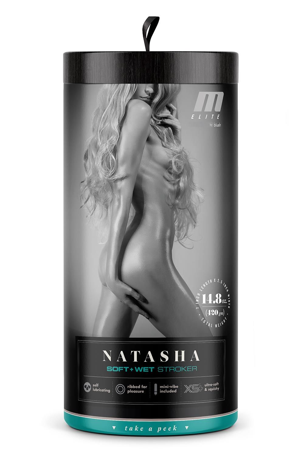 Мастурбатор-вагина с вибрацией Soft & Wet Natasha Realistic Beige Masturbator