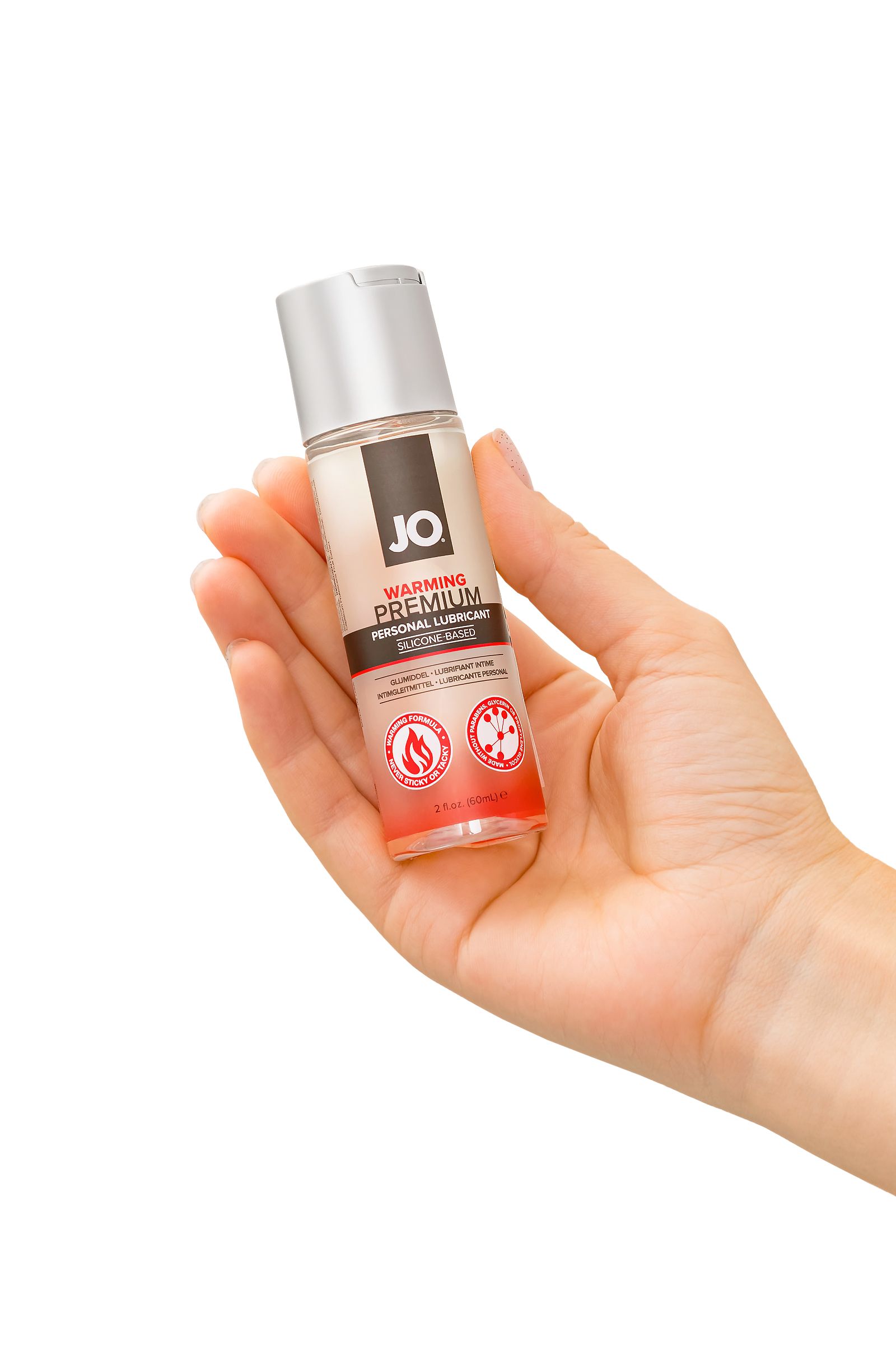 Возбуждающий лубрикант на силиконовой основе JO Personal Premium Lubricant  Warming - 60 мл.