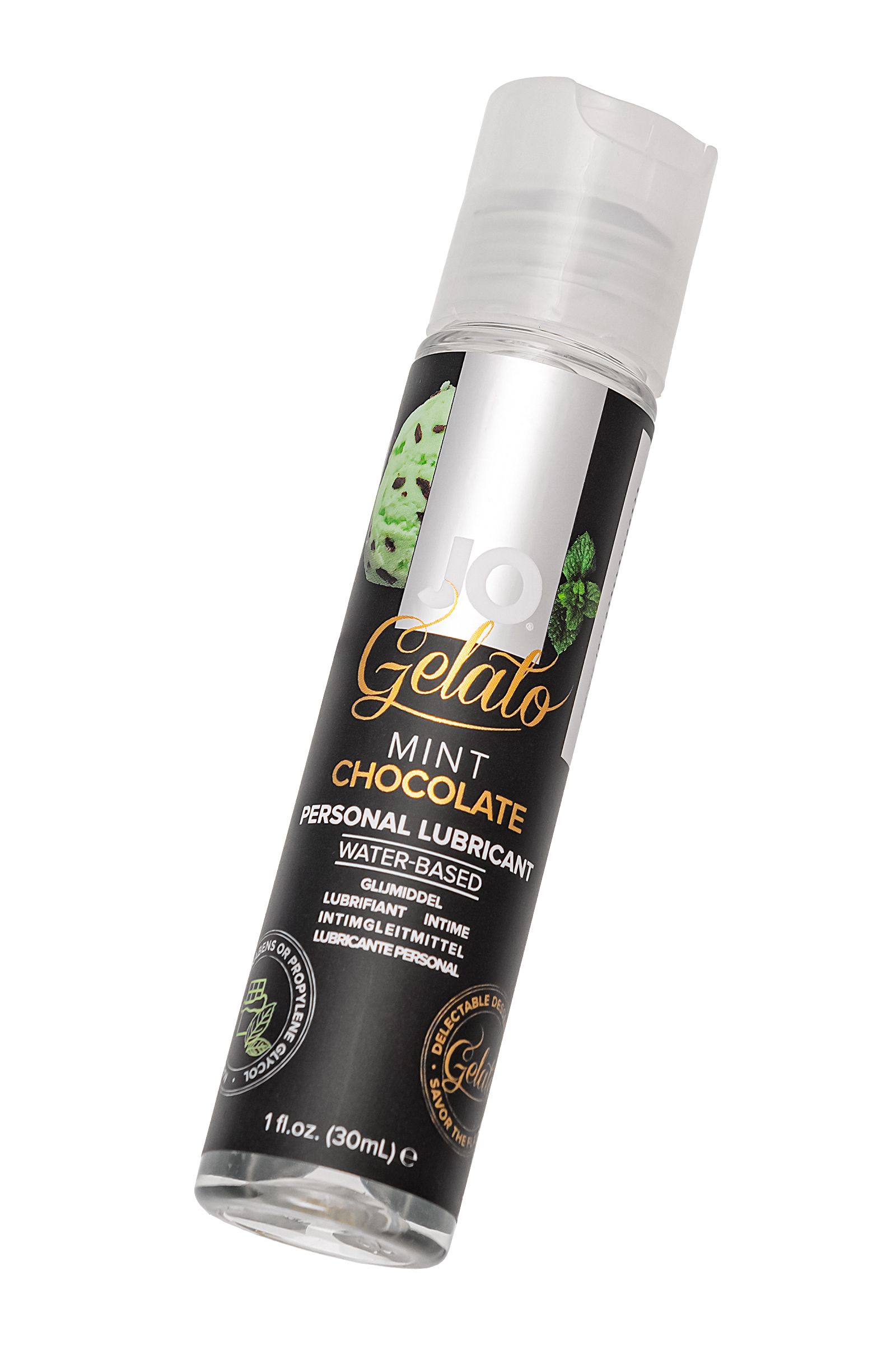 Лубрикант с ароматом мятного шоколада JO GELATO MINT CHOCOLATE - 30 мл.