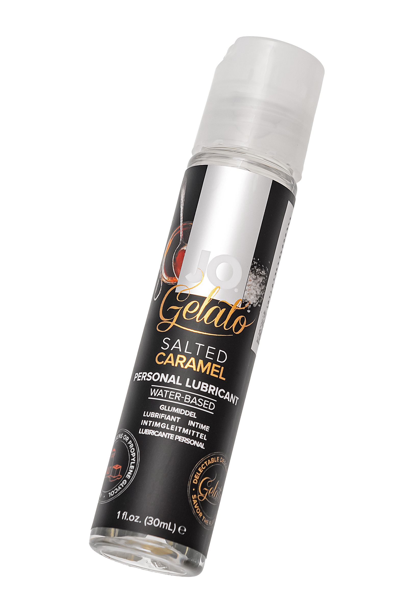 Лубрикант с ароматом солёной карамели JO GELATO SALTED CARAMEL - 30 мл.