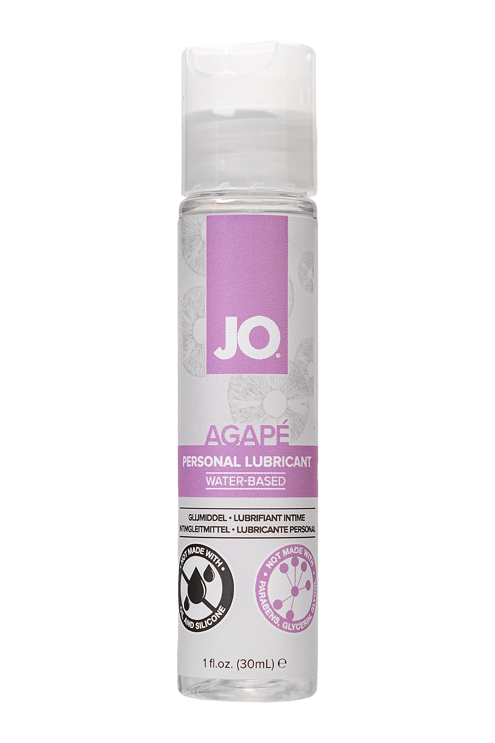 Лубрикант на водной основе для женщин JO AGAPE ORIGINAL - 30 мл.