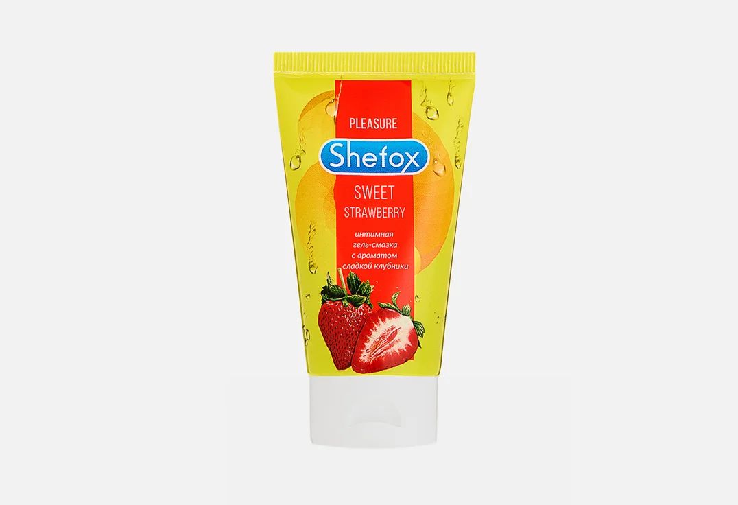 Интимная гель-смазка Shefox «Сладкая клубника» - 50 мл.