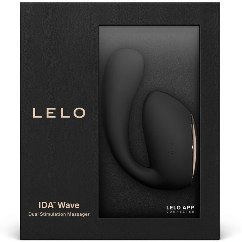 Черный вибратор с управлением через приложение Lelo Ida Wave
