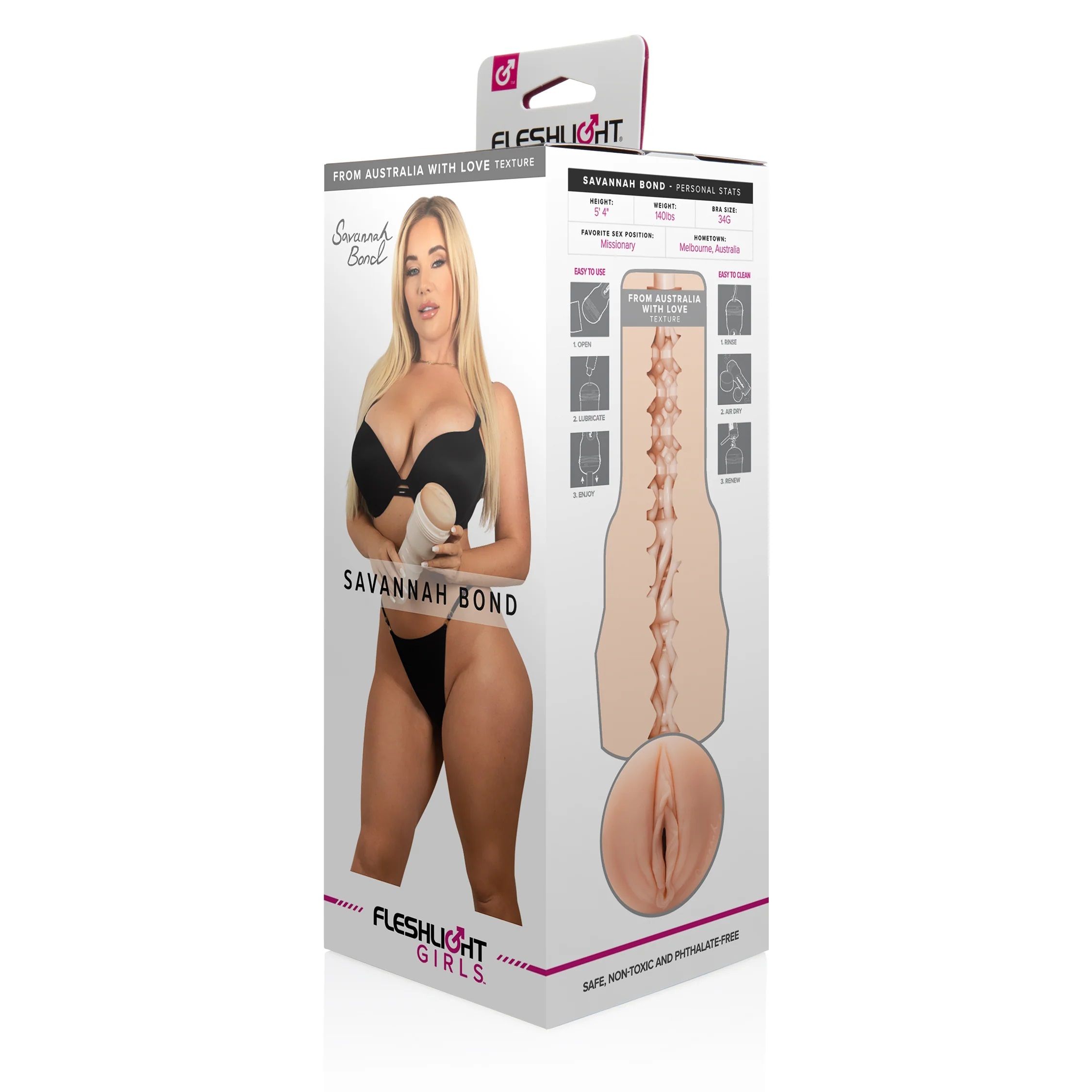 Мастурбатор-вагина Fleshlight Girls - Savannah Bond From Australia With Love