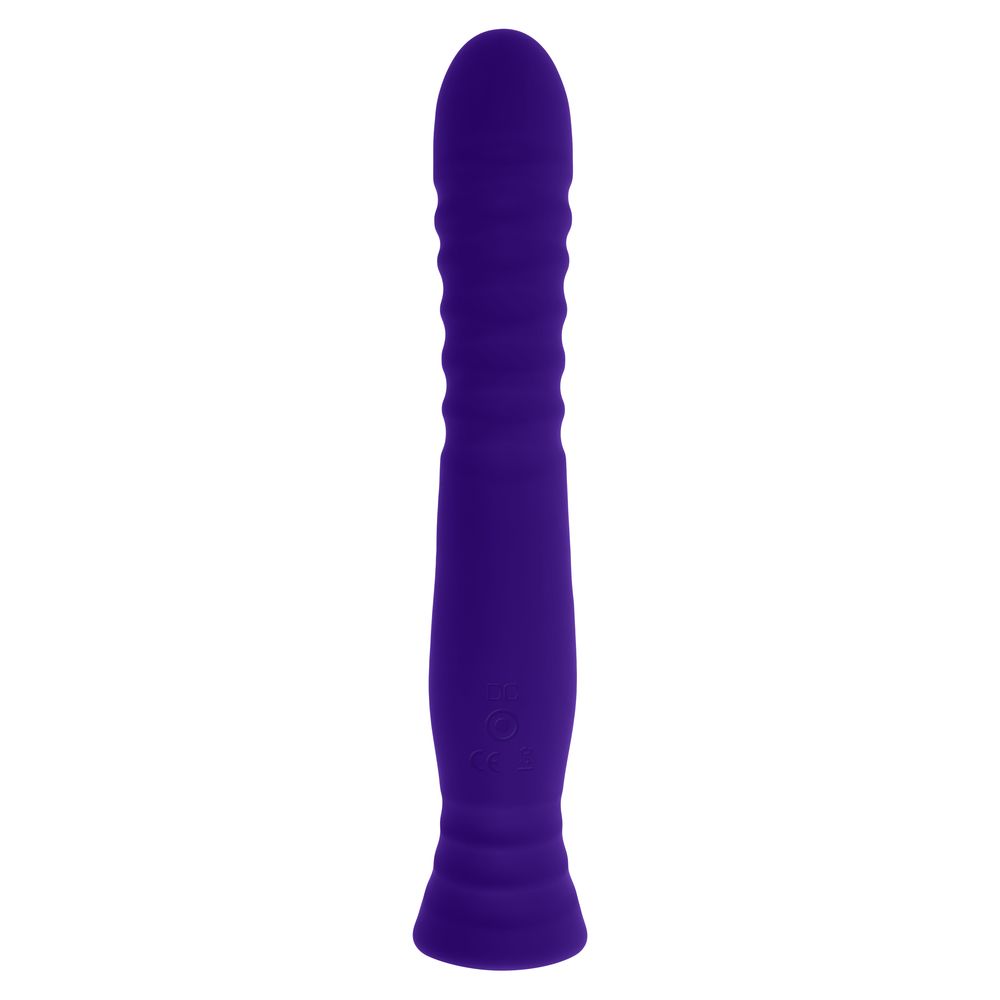 Фиолетовый вибростимулятор Trixxxie - 22,2 см.