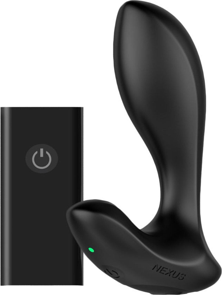 Черная анальная вибровтулка Nexus Duo Plug Medium