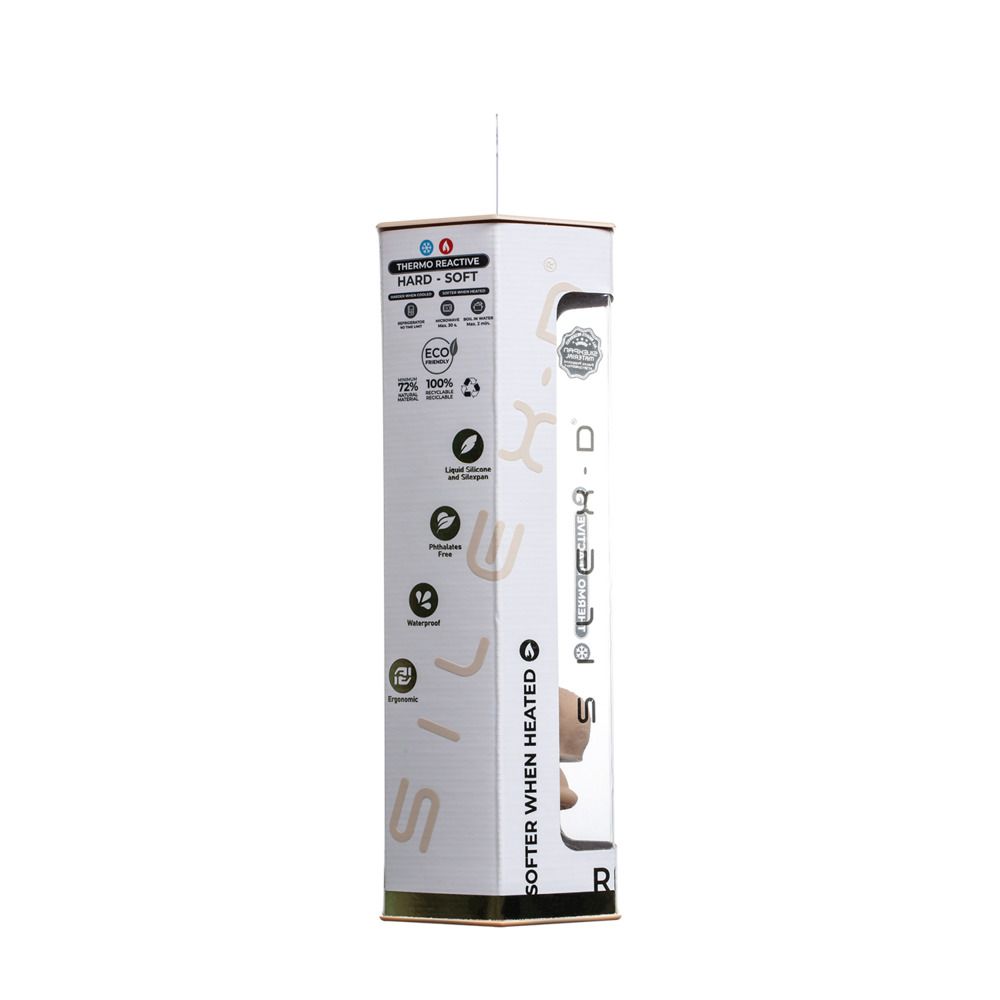Телесный фаллоимитатор на присоске Real Skin Model 1 - 17,8 см.