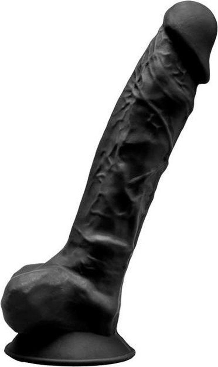 Черный фаллоимитатор SILEXD Model 1 - 20,5 см.