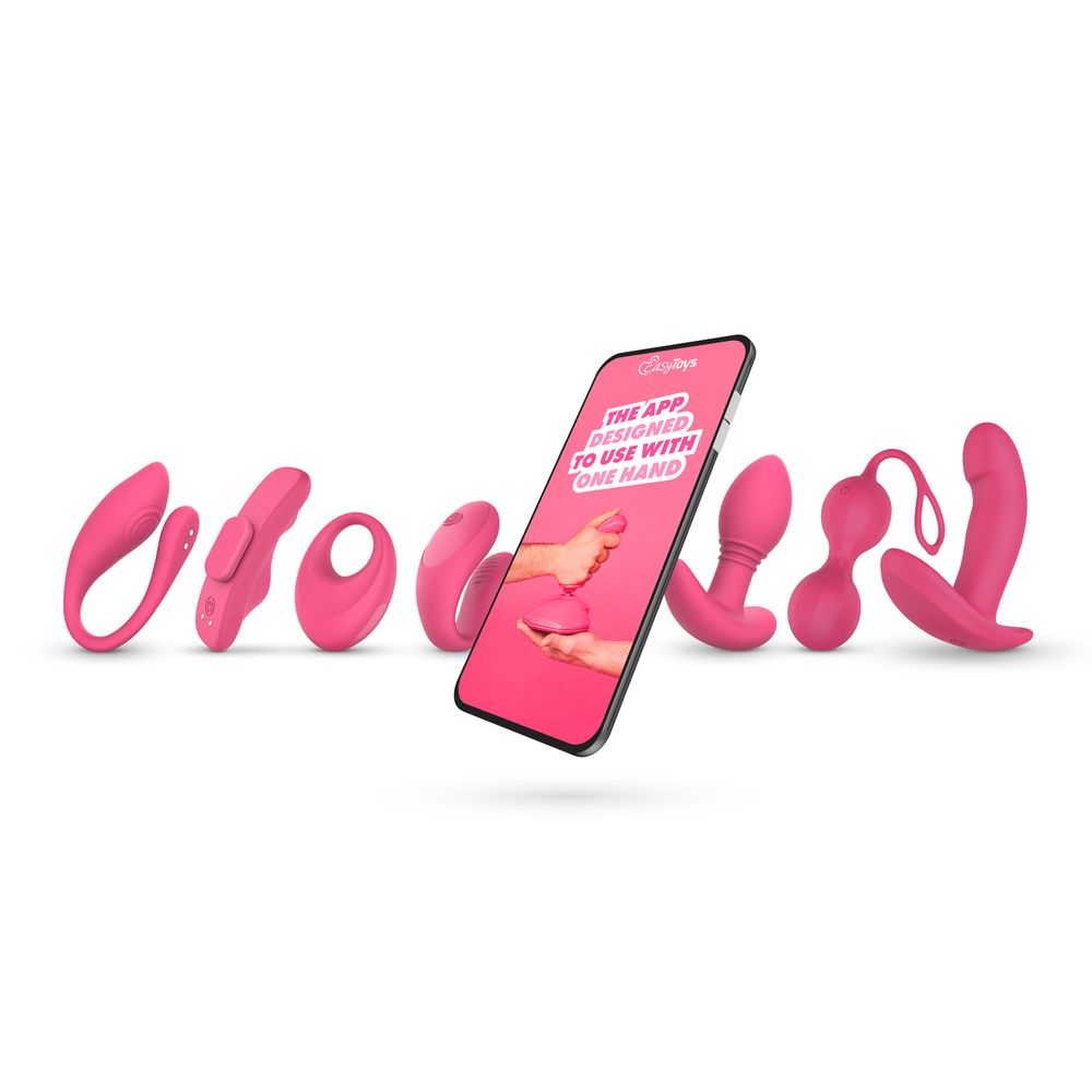 Розовое интерактивное виброяйцо Aria