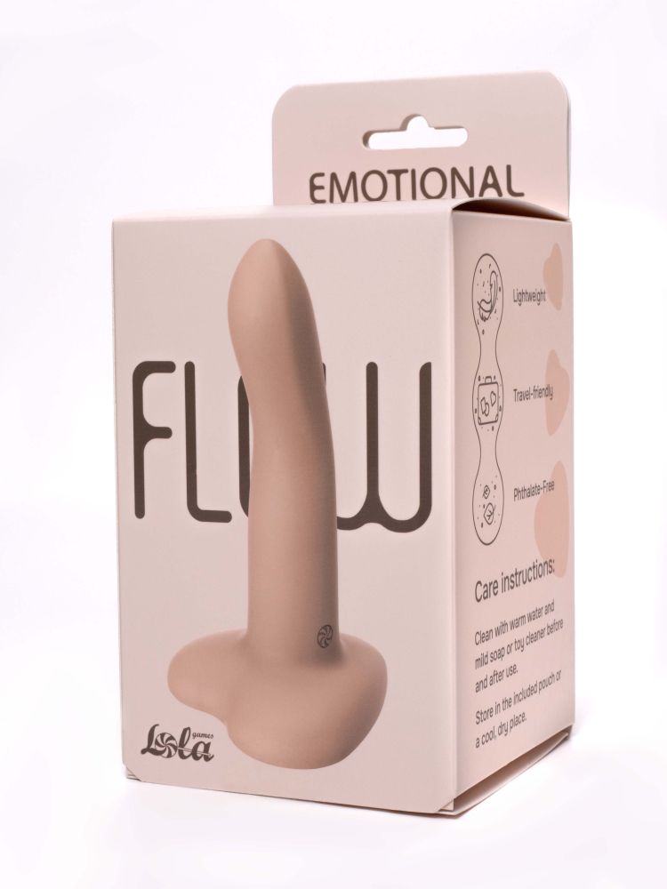 Телесный нереалистичный дилдо Emotional на присоске - 13 см.