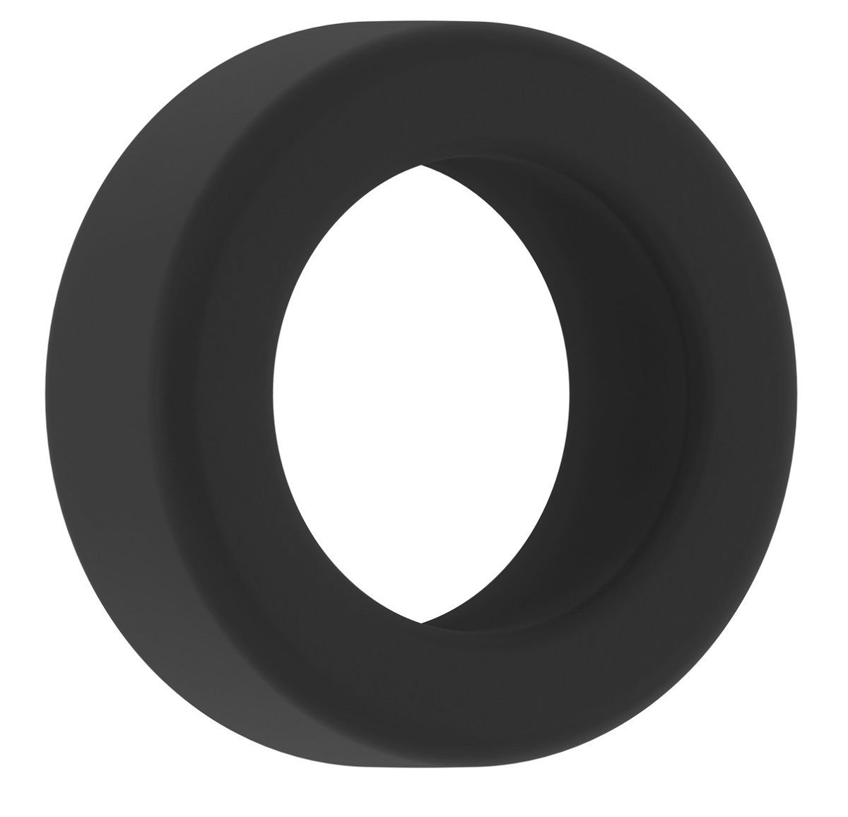 Чёрное эрекционное кольцо Cockring No.39 