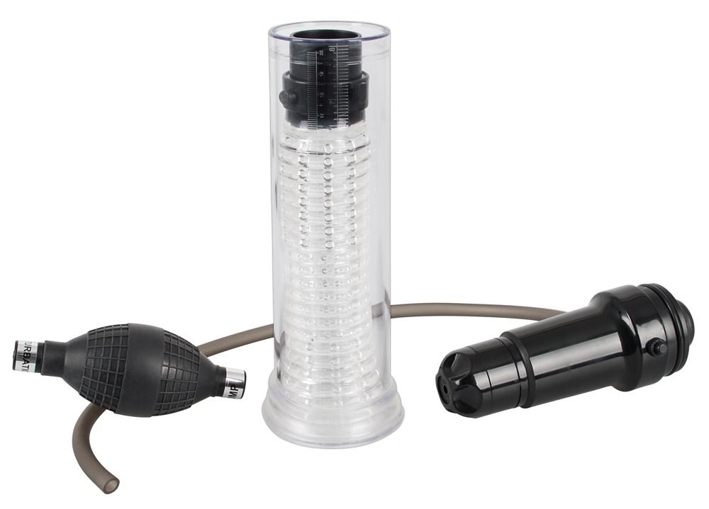 Вакуумная помпа-мастурбатор Vibrating Multi Pump & Masturbator