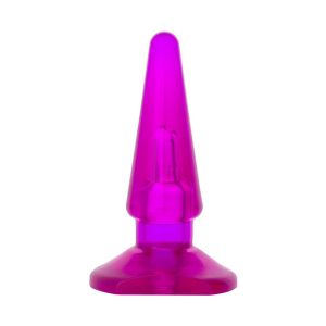 Фиолетовая анальная пробка BUTT PLUG - 9,5 см.