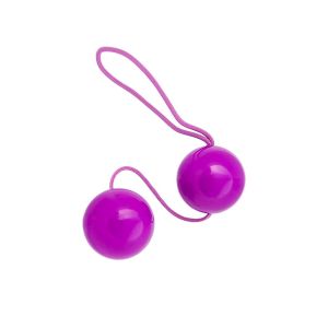Фиолетовые вагинальные шарики BI-BALLS