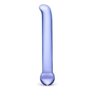 Гладкий стеклянный стимулятор G-Spot Tickler - 17 см.