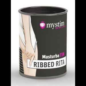 Компактный мастурбатор MasturbaTIN Ribbed Rita