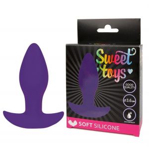 Фиолетовая анальная втулка Sweet Toys - 8,5 см.