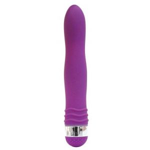 Фиолетовый эргономичный вибратор Sexy Friend - 17,5 см.