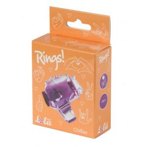 Фиолетовая насадка на палец Rings Chillax