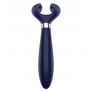 Синий вибромассажер для пар Satisfyer Endless Fun