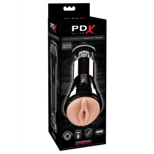 Телесный вибромастурбатор-вагина Cock Compressor Vibrating Stroker