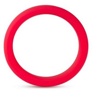 Красное эрекционное кольцо Silicone Go Pro Cock Ring 