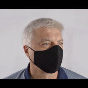 Черная мужская гигиеническая маска