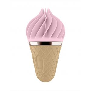 Вибратор-спиннер с розовыми лепестками Satisfyer Sweet Treat