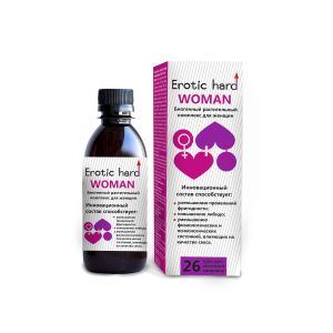 Женский биогенный концентрат для повышения либидо Erotic hard Woman - 250 мл.