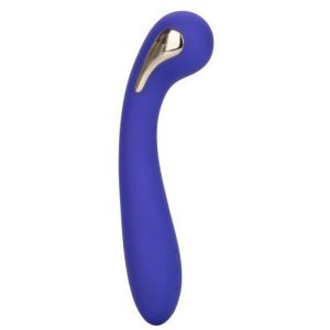 Фиолетовый вибромассажер с электростимуляцией Intimate Estim Petite G Wand - 19 см.