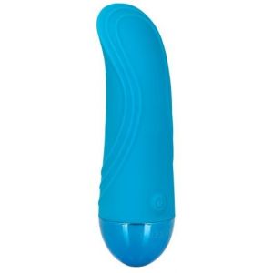 Голубой мини-вибратор Tremble Tickle - 12,75 см.