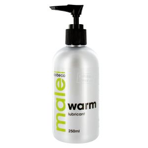 Лубрикант с согревающим эффектом MALE Cobeco Warm Lubricant - 250 мл.