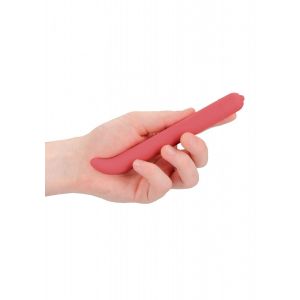 Розовый компактный вибростимулятор G-Spot Vibrator - 16 см.