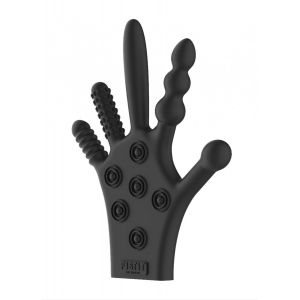 Черная стимулирующая перчатка Stimulation Glove