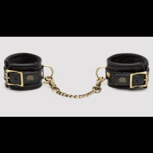 Черные наручники Bound to You Faux Leather Wrist Cuffs
