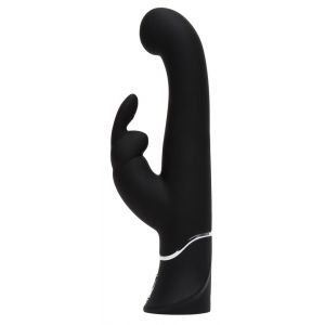 Черный вибратор-кролик G-Spot Stroking Vibrator - 24,2 см.